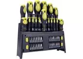 Extol Craft 53146 Skrutkovače magnetické s plastovým stojanom, 49-dielna sada, CrV