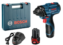 Bosch GDR 120-LI Professional Aku rázový uťahovač 12 V, 2 x 1,5 Ah, kufor 06019F0001