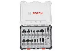 Bosch 2607017471 Sada frézok 15-dielna, stopka 6mm