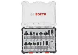 Bosch 2607017472 Sada frézok 15-dielna, stopka 8mm