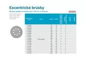 Makita P-33342 Brúsny papier na suchý zips 125 mm, 8 otvorov Z40, 10ks