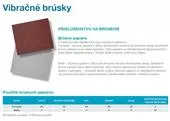 Makita P-43664 Brúsny papier na suchý zips 125 mm, 8 otvorov Z120, 50ks