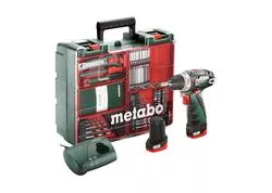 Metabo PowerMaxx BS Basic Set Aku vŕtací skrutkovač 2x10.8V 2.0Ah, 600080880