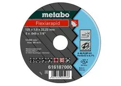 Metabo FLEXIARAPID Rezný kotúč 125X1,0X22,23 INOX, TF 41, 616187000
