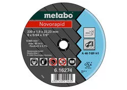Metabo NOVORAPID Rezný kotúč 115 x 1,0 x 22,23 INOX, TF 41, 616270000