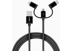 YENKEE YCU 400 BK kabel USB / 3v1 / 1m