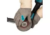 Makita DGA519Z Aku uhlová brúska X-LOCK 18V bez aku.