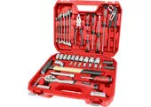 Extol Premium 8818420 Sada náradia, 56-dielna, 1/2" a 1/4", skrutkovače, kliešte, kľúče, kladivo