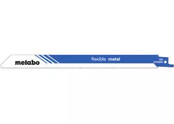 Metabo 5 Pílových listov do chvostovej píly „FLEXIBLE METAL“ 225 x 0,9 mm, 631494000