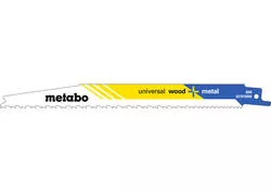 Metabo 5 Pílových listov do chvostovej píly „UNIVERSAL WOOD + METAL“ 200 x 1,25 mm, 631915000