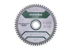 Metabo 628066000 Pílový kotúč HW/CT 216X30, 60 FZ/TZ, 5° NEG.