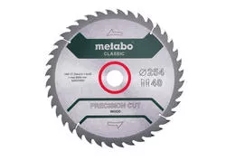 Metabo Pílový kotúč „PRECISION CUT WOOD - CLASSIC“, 254x30 Z40 WZ 20°, 628325000