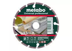 Metabo Diamantový rezací kotúč „UP“, UNIVERSAL „PROFESSIONAL“, 76x10,0 mm, 626873000