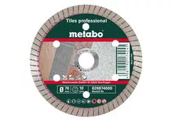 Metabo Diamantový rezací kotúč „TP“, dlažba„PROFESSIONAL“, 76x10,0 mm, 626874000