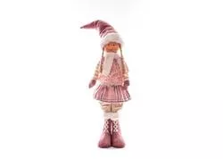 MagicHome XmMX372 Dekorácia Dievča, ružový, 75 cm