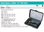 Whirlpower 96-5856 Sada hlavic 1/4", 56 dielna