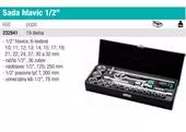 Whirlpower 1614-SK13SE Sada hlavic 45 dielna, 1/2"