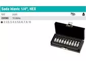 Whirlpower 1612-0310 Sada hlavic 1/4", HX, 10 dielna