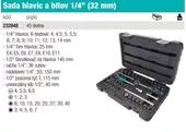 Whirlpower 1612-2545SE Sada hlavic 45 dielna, 1/4"