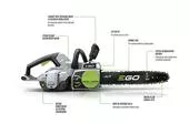 EGO POWER+ CS1800E Aku reťazová 45cm