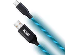 YENKEE YCU 341 BE LED USB C kábel / 1m