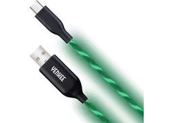 YENKEE YCU 341 GN LED USB C kábel / 1m