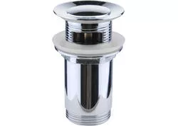 Balletto 81097 Výpusť umývadlová Click-Clack s prepadom, 5/4" G, dĺžka 80mm, chróm