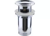Balletto 81097 Výpusť umývadlová Click-Clack s prepadom, 5/4" G, dĺžka 80mm, chróm