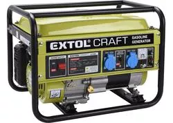 Extol Craft 421000 Elektrocentrála rámová benzínová, 1F, 2,8kW/230V