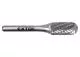 Extol Industrial 8703725 Fréza karbidová valcová, pologuľaté čelo, pr.12mm