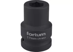 Fortum 4703017 Hlavica nástrčná rázová, 17mm, 3/4”