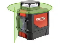 Extol Premium 8823307 Vodováha laserová samonivelačná, 1D1V(1H360+1V), zelený laser