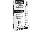 Extol Premium 8849005 Rebrík teleskopický hliníkový 3,2m