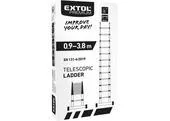 Extol Premium 8849006 Rebrík teleskopický hliníkový 3,8m