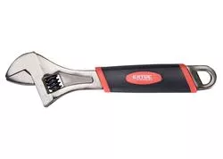 Extol Premium 8816304 Kľúč nastaviteľný 200mm/8", pogumovaná rukoväť, poniklovaný