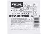 Extol Premium 8893022E Kotúč pílový na kov, pr. 89mm, 44Z, pre 8893022