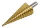 Extol Craft 20055 Vrták stupňovitý TiN, 4-32mm, stupňovanie 2mm, 15 otvorov