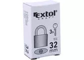 Extol Craft 93132 Zámok visací liatinový modrý, 3 kľúče, 32mm