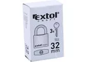 Extol Craft 77010 Zámok visací liatinový, 3 kľúče, 32mm