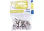 Extol Craft 70500 Spony hadicové antikorové 10ks, 8-12mm