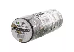 RETLUX RIT 017 Izolačná PVC páska čierna 10ks