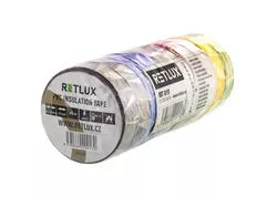 RETLUX RIT 010 Izolačná PVC páska mix farieb 10ks