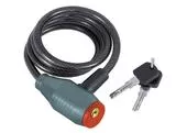 Extol Premium 8857814 Zámok na bicykel špirálový, 100cm, pr.8mm