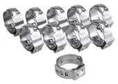 Extol Premium 8865171 Spona na 1/4" pneumatickú hadicu, 10ks, pr. 11.3mm - 13.8mm, antikoro