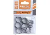 Extol Premium 8865178 Spona na 1/2" pneumatickú hadicu, 10ks, pr. 17.8mm - 21.0mm, antikoro