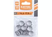 Extol Premium 8865175 Spona na 3/8" pneumatickú hadicu, 10ks, pr. 14.6mm - 17.8mm, antikoro