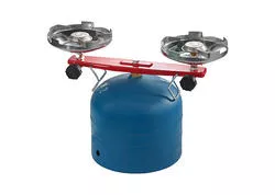Strend Pro 217790 Varič Meva Picamp, 2.4 kW, dvojhorákový, na 2 kg PB fľašu, 10 hod., kempingový