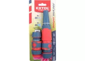 Extol Premium 8876490 Postrekovač záhradný + rýchlospojky na hadicu plastové, 4-dielna sada, 1/2''