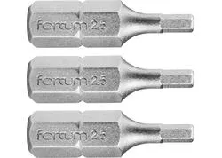 Fortum 4741503 Bit imbus 3ks, H 2,5x25mm, S2