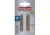 Fortum 4741382 Krížový bit 2ks, PZ 2x50mm, S2
